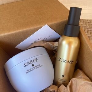 Brand New Sunbabe Solar Hair Lightener and Blue Toning Mask
